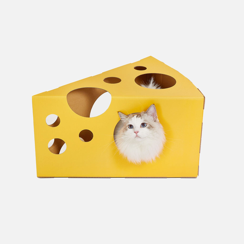 Cat House & Scratcher - Cheese - Vetreska