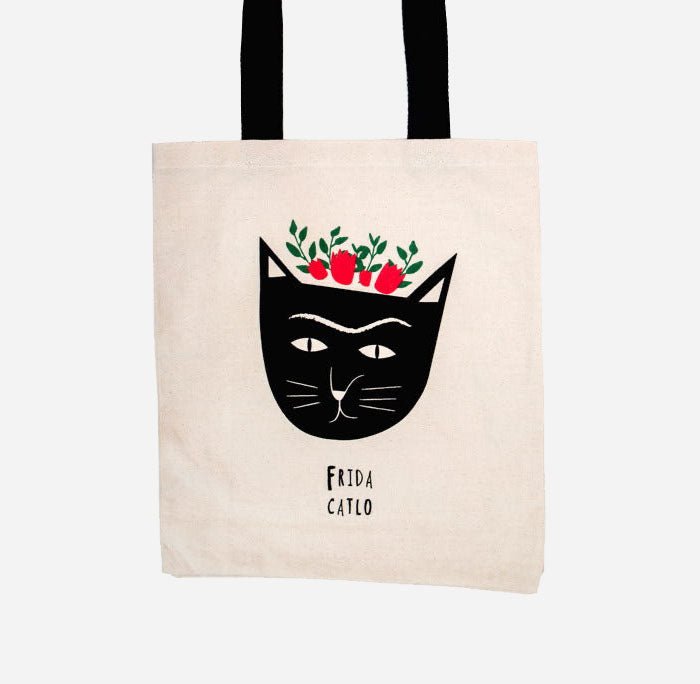 Cat Tote Bag - Frida Catlo - Fang & Fur