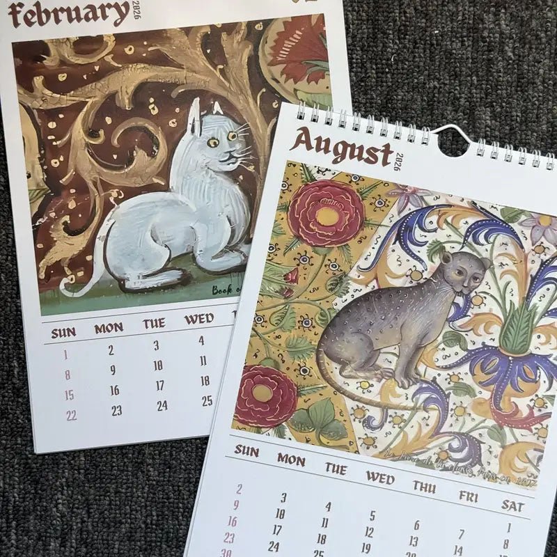 2026 Ugly Medieval Cats Calendar - Fang & Fur