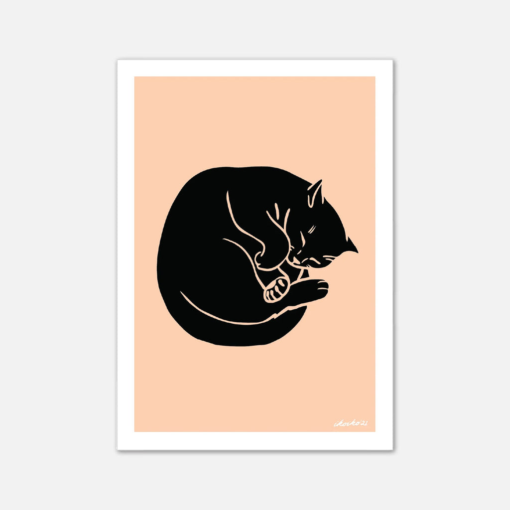 Cat Art Print - Talula - Iko Iko