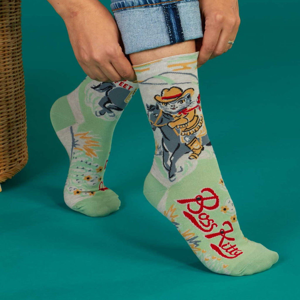 Cat Socks - Boss Kitty - Women's - Melric