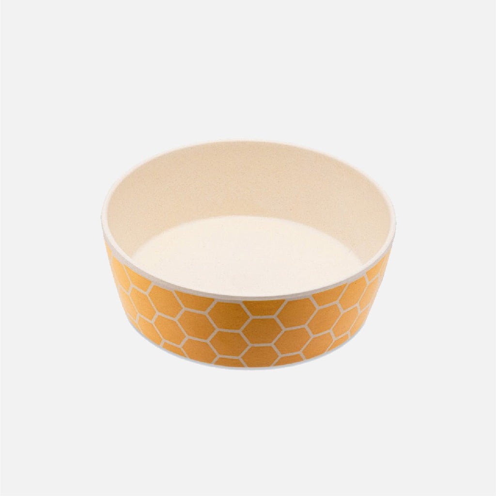Bamboo Cat Bowl - Honeycomb - Beco