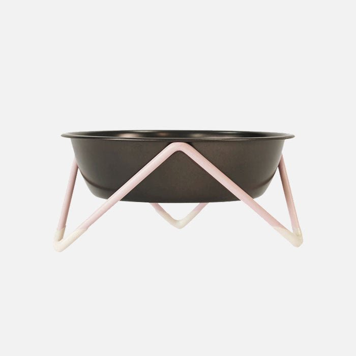 Cat Bowl - Meow Luxe - Black & Blush - Bendo