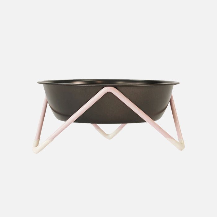 Cat Bowl - Meow Luxe - Black & Blush - Bendo