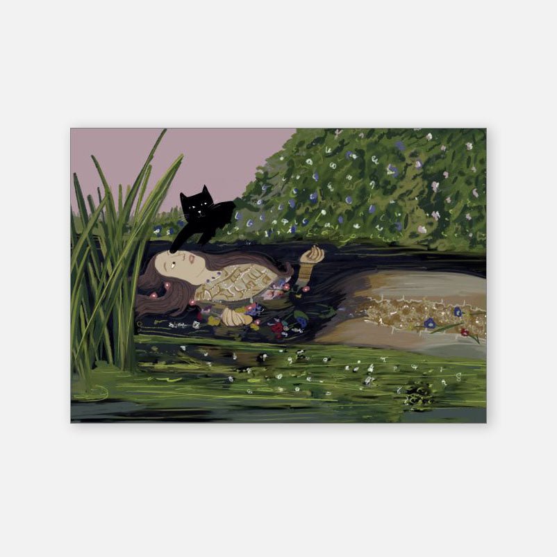 Cat Greeting Card - Ofelinea - Vevoke