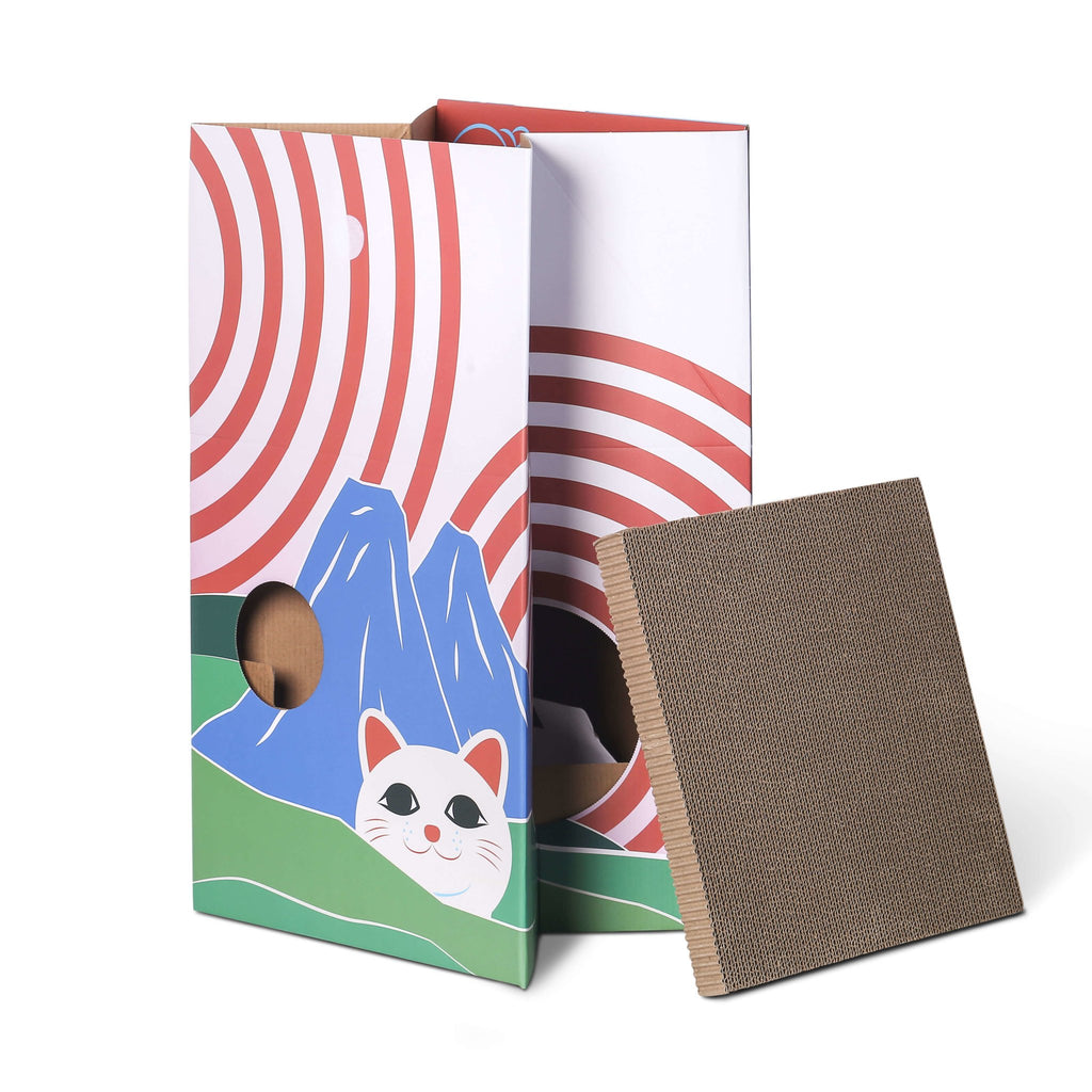 Cat House & Scratcher - Kawaii - Pidan