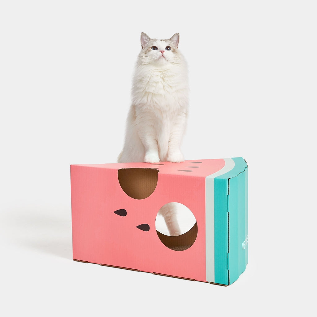 Cat House & Scratcher - Watermelon - Vetreska