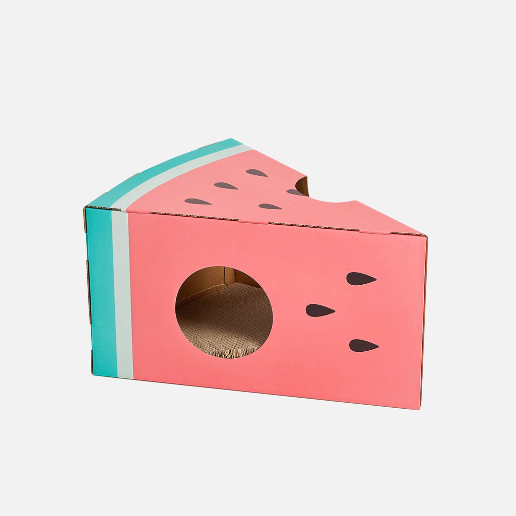 Cat House & Scratcher - Watermelon - Vetreska