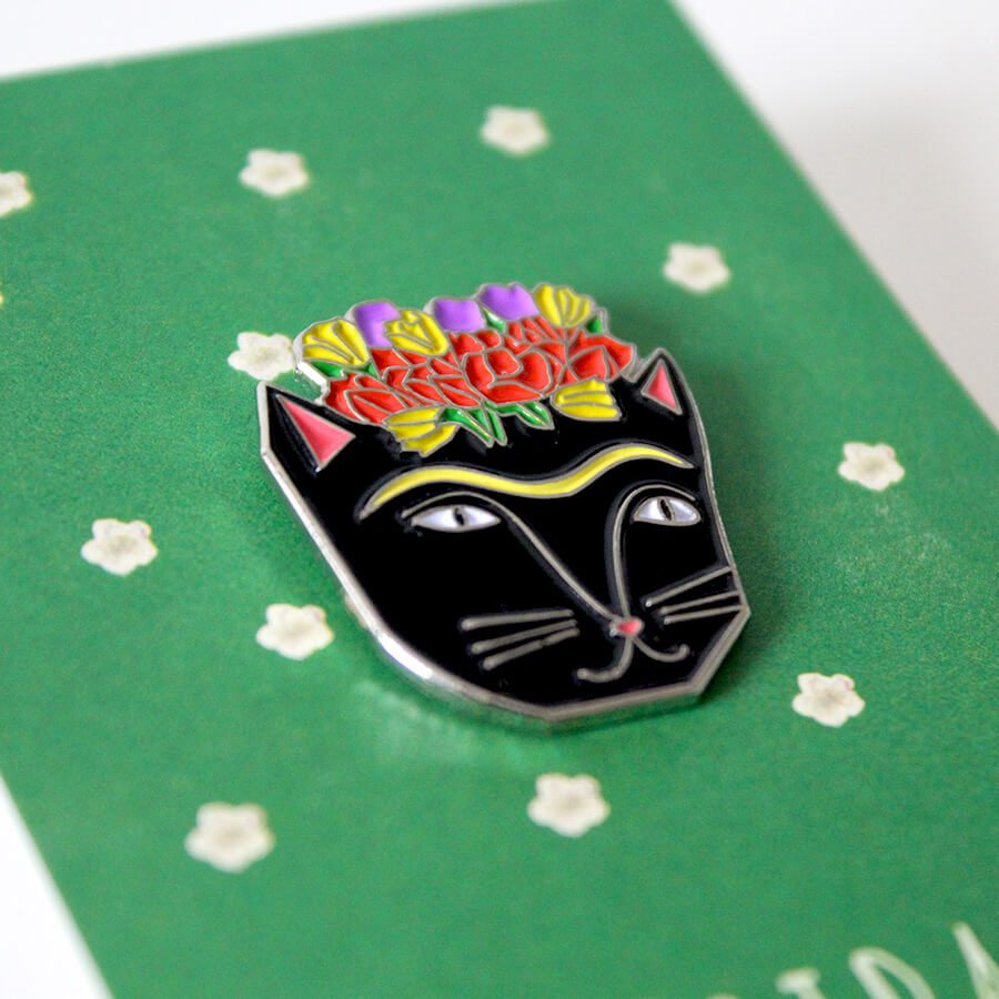 Cat Pin - Frida Catlo - Vevoke