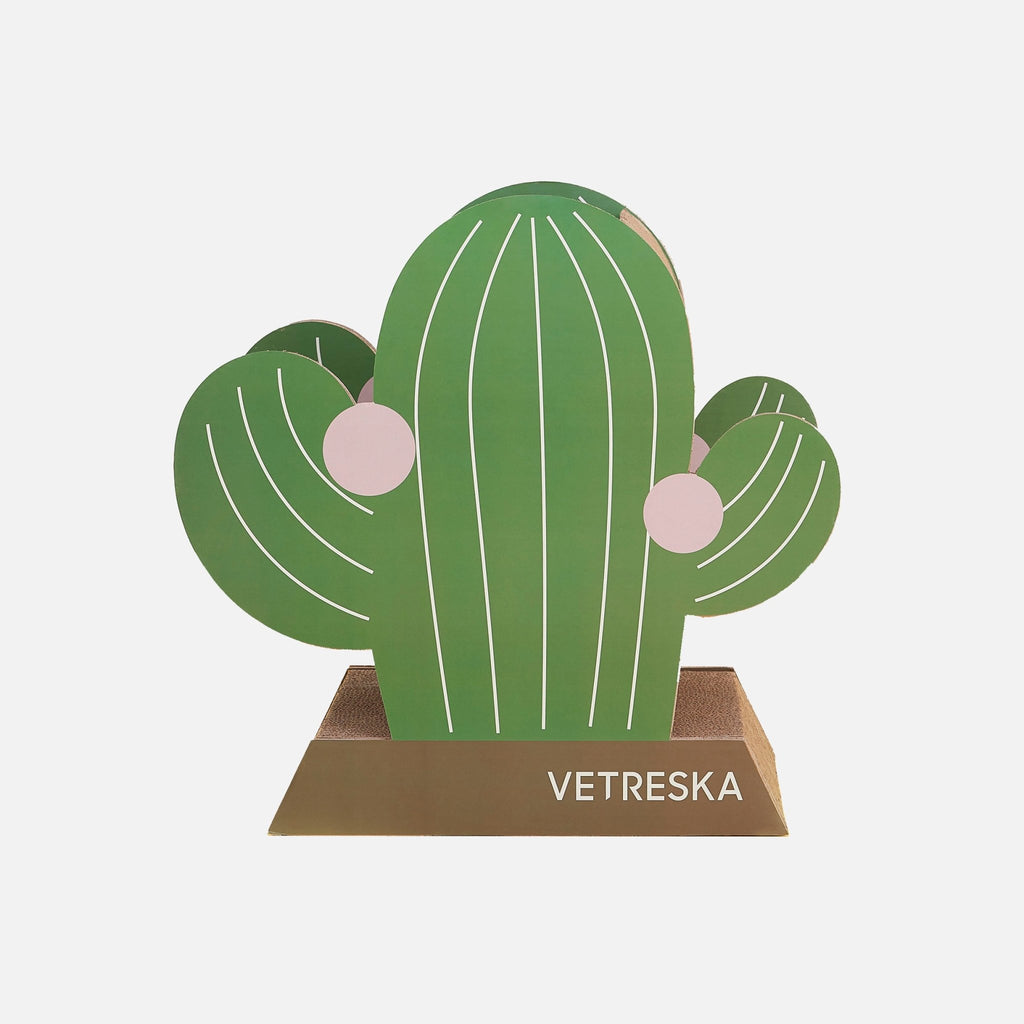 Cat Scratcher - Cardboard Cactus - Vetreska