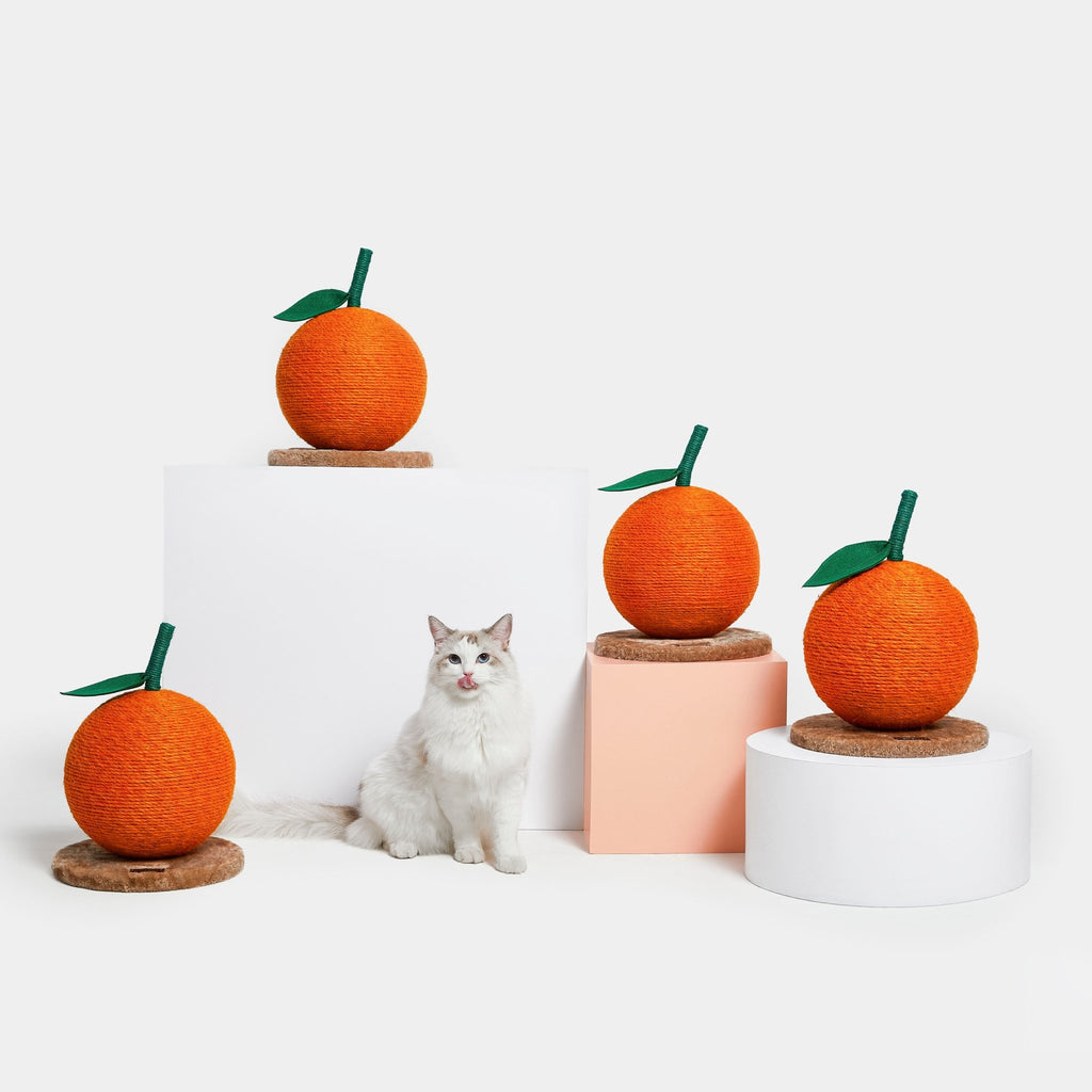 Cat Scratcher - Tangerine Ball - Vetreska