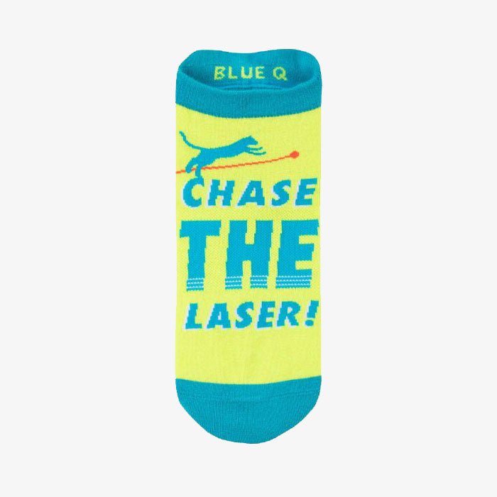 Cat Sneaker Socks - Chase the Laser - Women's & Men's - Melric