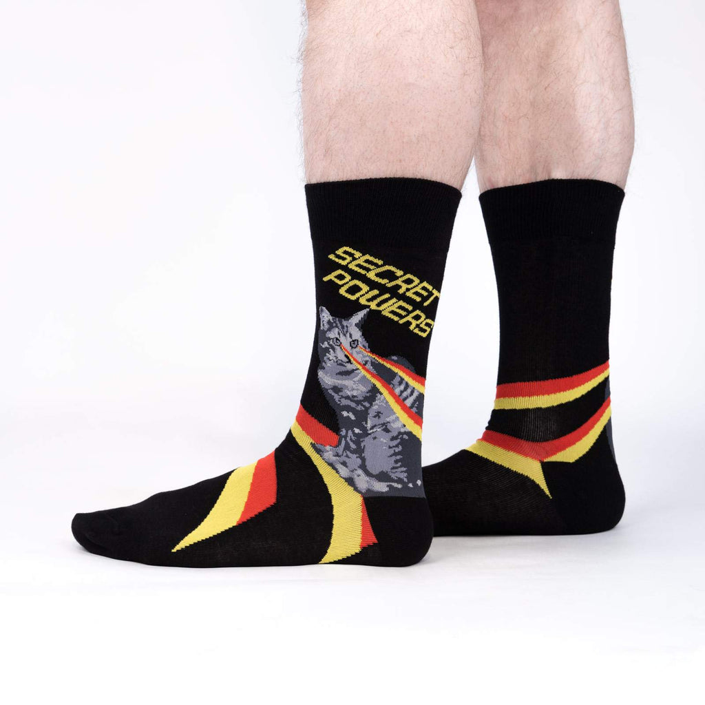 Cat Socks - Secret Powers - Men's - Sock it to Me