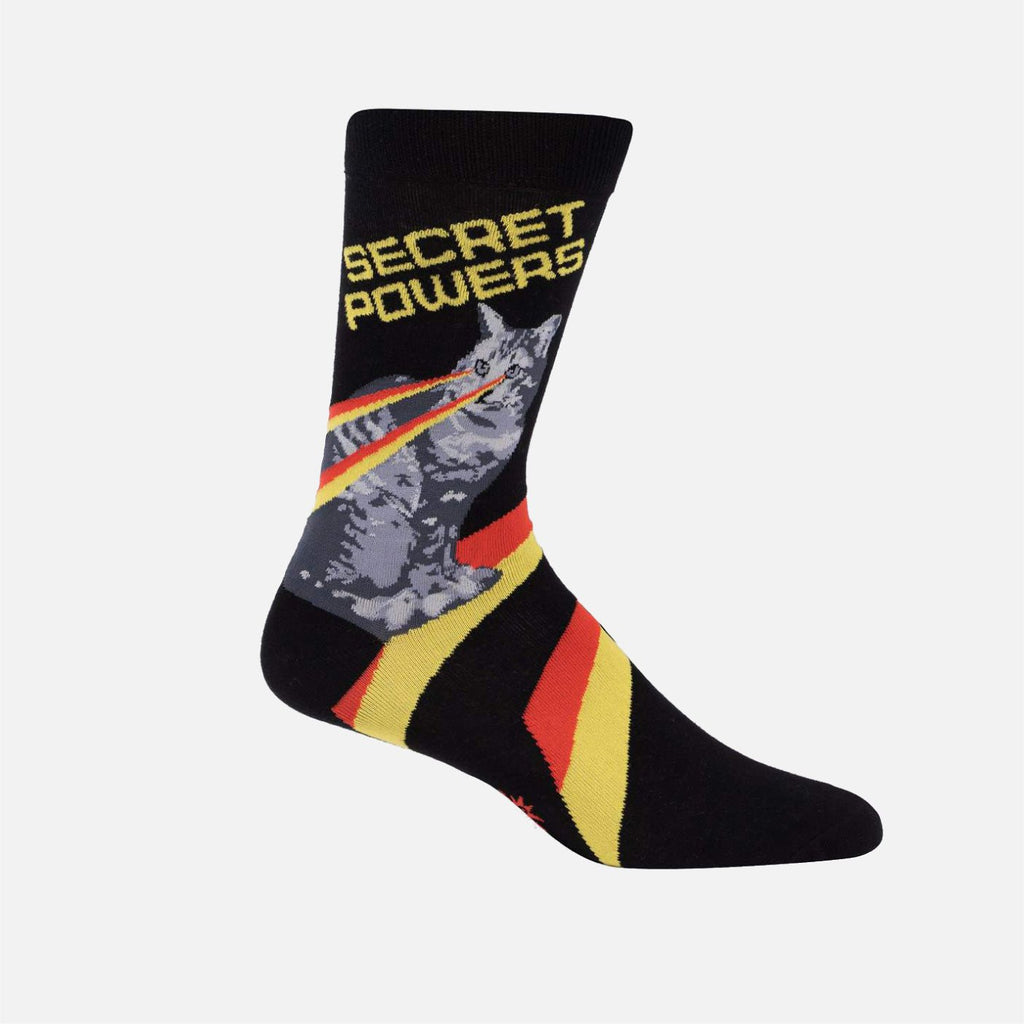 Cat Socks - Secret Powers - Men's - Sock it to Me
