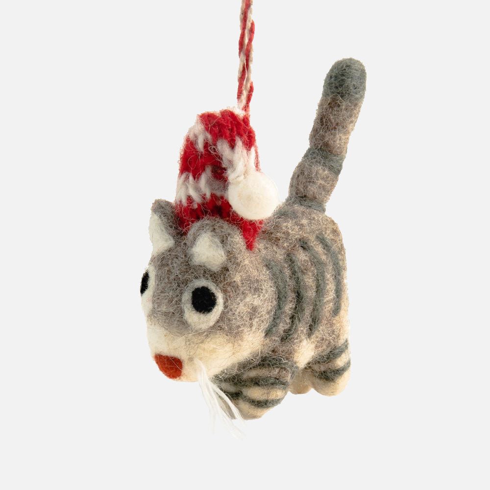 Christmas Decoration - Claire the Tabby Christmas Cat - Fang & Fur