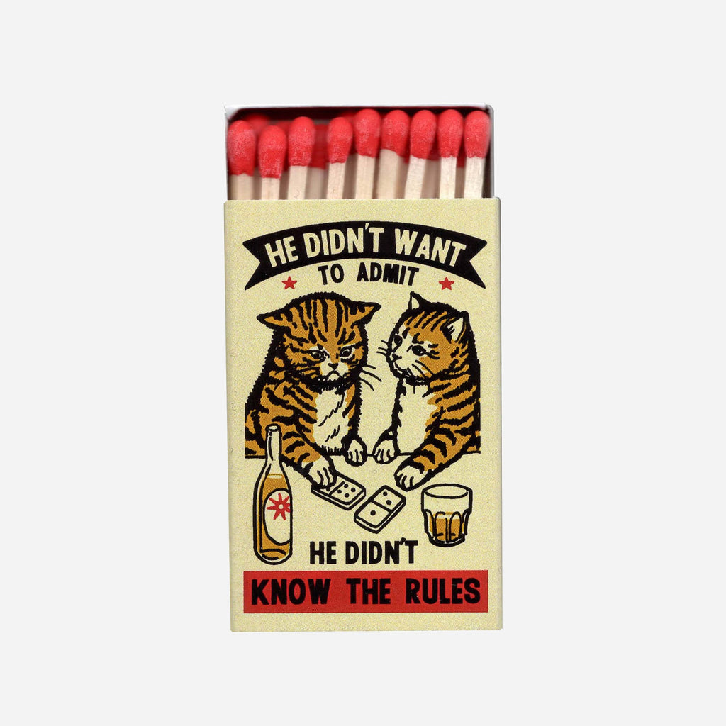 Drunk Cat Matchbox - Didn't Know the Rules - Ravi Zupa