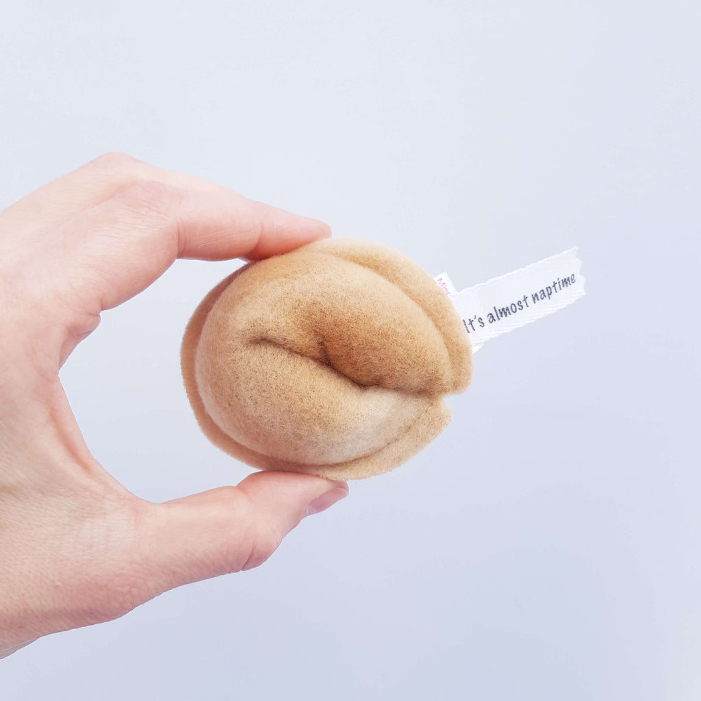 Organic Catnip Toys - Set of 4 Fortune Cookies - Miso Handmade