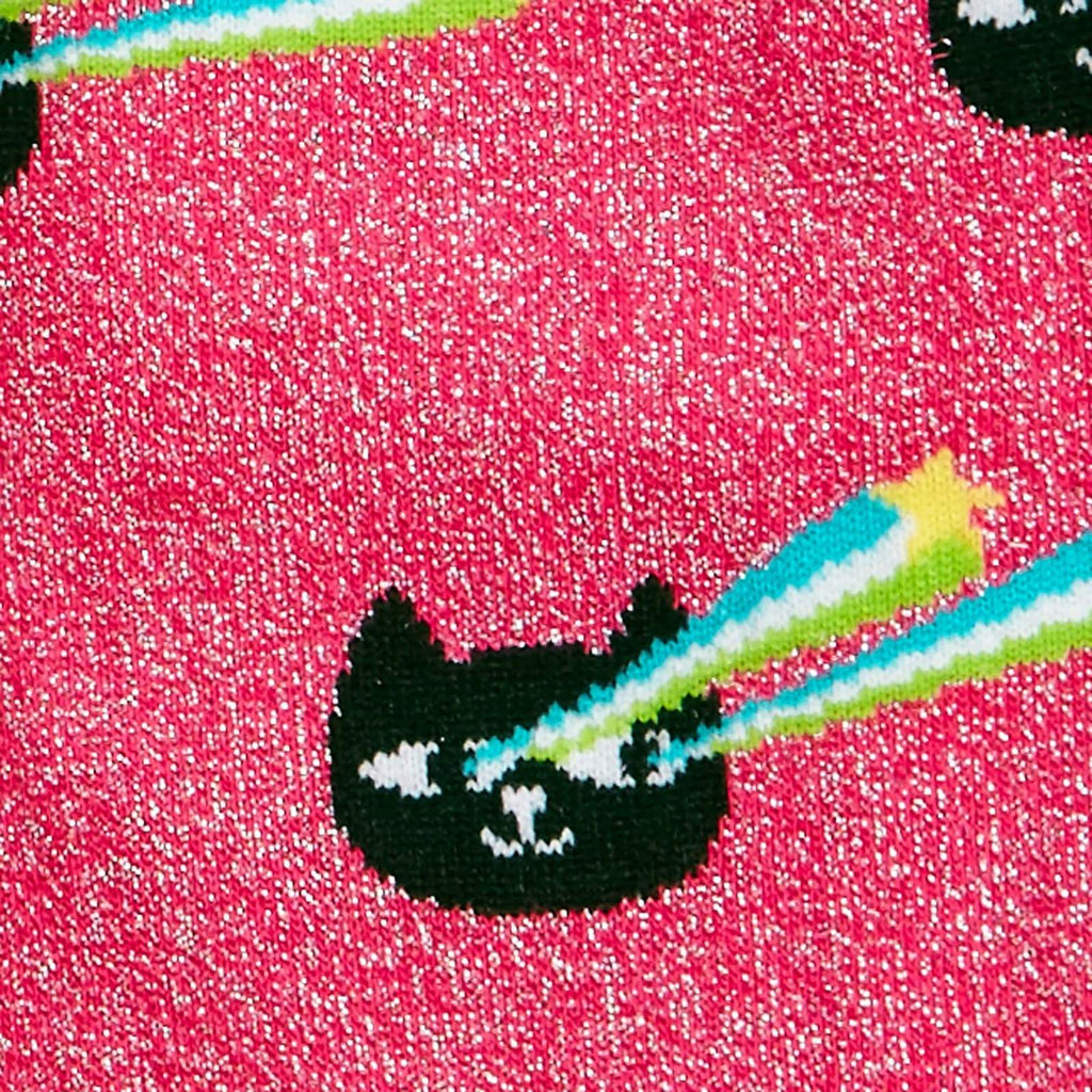 Shimmer Cat Socks - Pew! Pew! - Women's - Sock it to Me